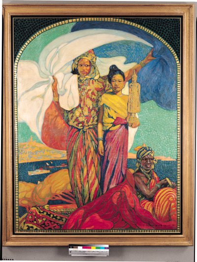 Nationale Kolonialausstellung, Marseille, 1922 von David Dellepiane